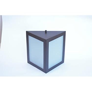 Imagem de Arandela Triangular Metaldomado Alumínio 1XE27 Marrom