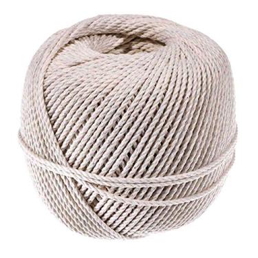Imagem de Corda Macramé – Corda da Costa Oeste – 100% fio de algodão natural – suprimentos de algodão e macramé – para jardinagem, cozinhar, amarrar, artesanato, acampamento, feixes, #48 - 16oz (2.5mm x 300 feet), 1