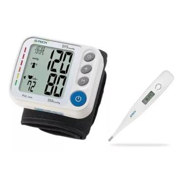 Imagem de Kit Medidor De Pressão Arterial Digital + Termometro Digital