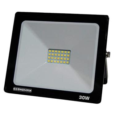 Imagem de Refletor Economax Led 30W Slim Preto 6,5K 1800H