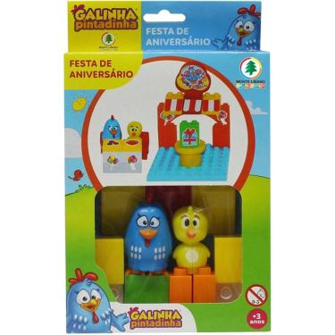 Imagem de Blocos Playset Aniversario Galinha Pintadinha Monte Libano