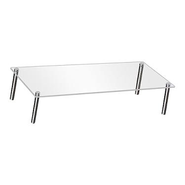 Imagem de Prateleira de aumento de exibição de joias de acrílico, suporte de de para doces, bolo, expositores de, figuras, eu