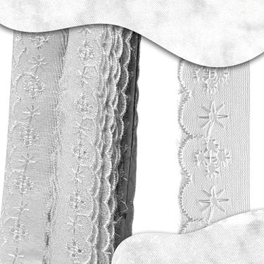 Imagem de Bordado Inglês Ctl 016 Branco - Peça Com 13,7m - Nybc