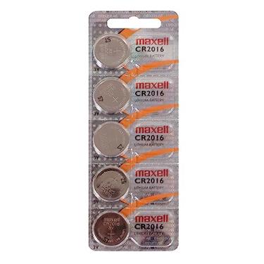 Imagem de Bateria CR2016 3v Maxell Blister 5 unidades