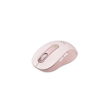 Imagem de Mouse Sem Fio Logitech Signature M650, 2000 DPI, Compacto, 5 Botões, Silencioso, Bluetooth, USB, Rose - 910-006251