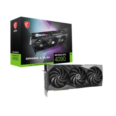 Imagem de GeForce RTX 4090 24GB GDDR6X 384bits - MSI Gaming Slim - 912-V510-262