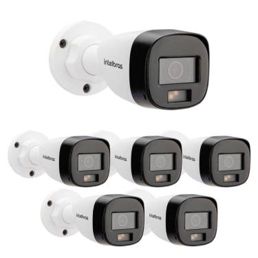 Imagem de Kit 6 Câmeras Multi HD 2 Megapixels 20m VHD 1220 B FULL COLOR Intelbras