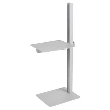 Imagem de Mesa De Borda De Metal Com Tampo De Elevação, Mesa Final Que Economiza Espaço, Mesa Lateral Fácil De Montar Para Cabeceira De Sofá De Escritório (Color : White)