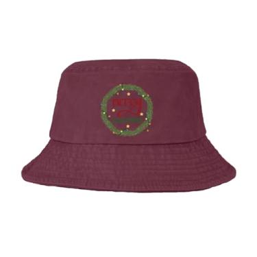 Imagem de Bonés de beisebol de Natal bonés de caminhoneiro para adolescentes retrô snapbacks, Rosa profunda, Tamanho Único