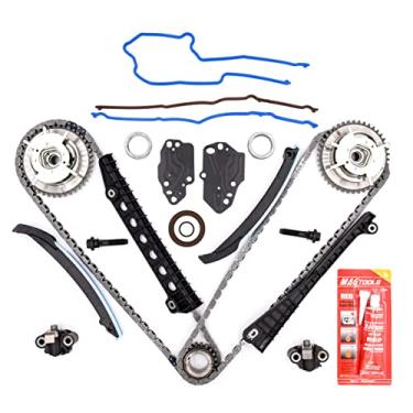 Imagem de NMN Precision Kit de corrente de distribuição de eixo de cames 3R2Z-6A257-DA compatível com veículos Ford e Lincoln - 5.4L 24 Valve Triton Expedition, F-150, F-250, F-350 Super Duty, Mark LT,