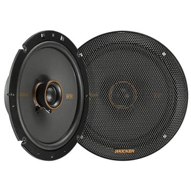 Imagem de KICKER Sistema de alto-falantes coaxiais 51KSC6704, design bidirecional, um (1) par, woofer/médio de polipropileno de 6,75" (165 mm), tweeters de cúpula de seda de 3/4" (20 mm), 100 Watts RMS, pico de