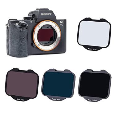 Imagem de Kase Kit de filtro 4 em 1 (MCUV/ND8/ND64/ND1000), filtros de proteção UV e ND de densidade neutra para câmera Sony Alpha A7/A7II/A7III/A7R/A7RII/A7RIII/A7RIV/A7S/A7SII/A7SIII/A9/A9II/FX3