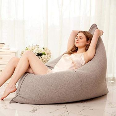 Imagem de Cadeira sandalye média grande sofá puff saco preguiçoso Tatami puff puff puff para adultos-M_B