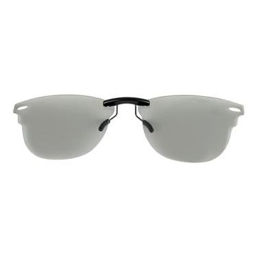 Imagem de Óculos de sol polarizados CLIP-ON para Ray-Ban Clubmaster RB5154 (RX5154) 51-21-145, Descoloração transparente, 57 X 18