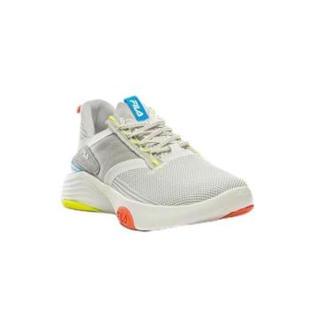 Imagem de Tênis Esportivo Masc Fila Select Branco/Laranja/Azul 1140438 Tamanho:41;Cor:Branco