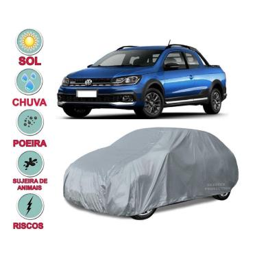 Imagem de Capa cobrir carro saveiro impermeável proteção total