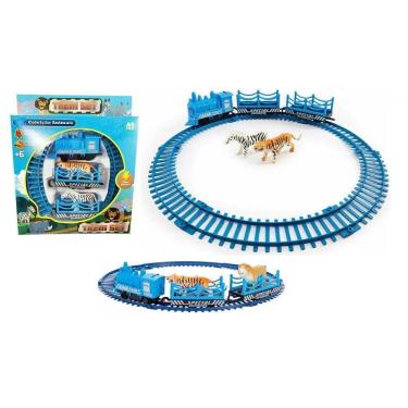 Imagem de Trenzinho Brinquedo Infantil Ferrorama Elétrico Locomotiva
