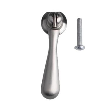 Imagem de Simples e moderno cromo preto gota pingente armário de cozinha cômoda alça mancha níquel bronze gaveta tv armário sapato botão, mancha níquel