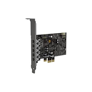 Imagem de Creative Sound Blaster Audigy Fx V2 Placa de som PCI-e interna atualizável de alta resolução com surround 5.1 discreto e virtual, modo Scout, kit SmartComms para PC