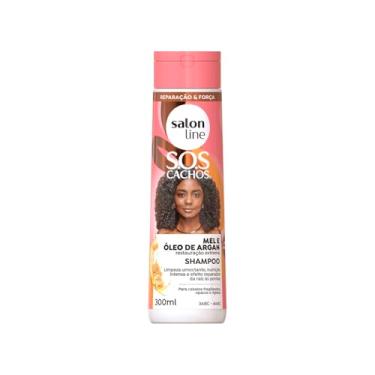 Imagem de Shampoo SOS Cachos Mel Cachos Intensos Salon Line 300ml, Salon Line, Branco