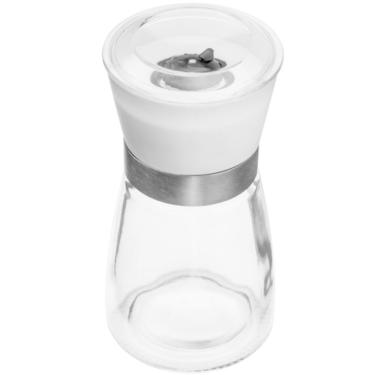 Imagem de Moedor de Sal e Pimenta Manual 170ml Lyor em Vidro Triturador Moinho de Cerâmica