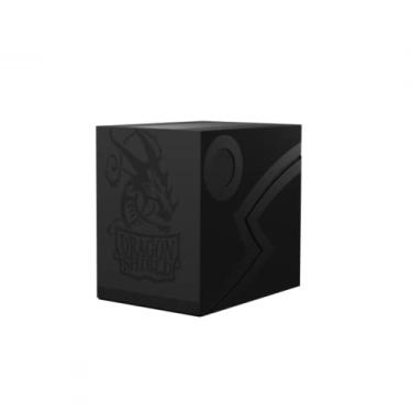 Imagem de Arcane Tinmen Dragon Shield Card Deck Box – Dupla Shell: Shadow Black/Black Durável e Robusto TCG, OCG Storage Compatível com Pokemon Yugioh Commander MTG Magic: The Gathering Cards (AT-30624)