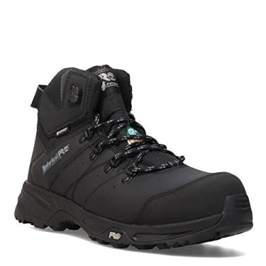Imagem de Timberland Sapato masculino Switchback composto de segurança resistente à perfuração à prova d'água CT FP WP CSA, preto: cinza preto, 9