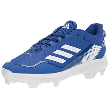 Imagem de adidas Men's Icon 7 TPU Baseball Shoe, Team Royal Blue/Silver Metallic/White, 11