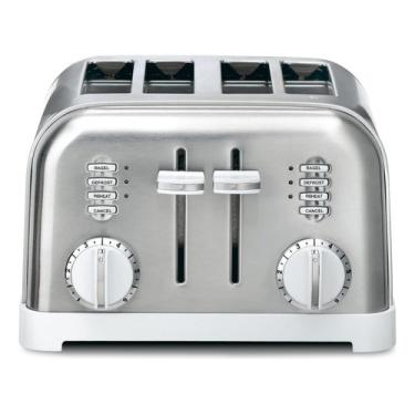 Imagem de Torradeira Clássica De Metal Cuisinart Cpt180wp1 Com 4 Fatia Cuisinart