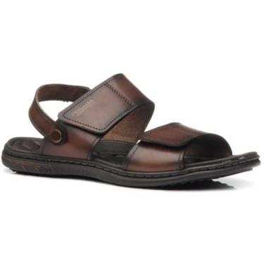 Imagem de Sandália Masculina Pegada Casual Marrom 40