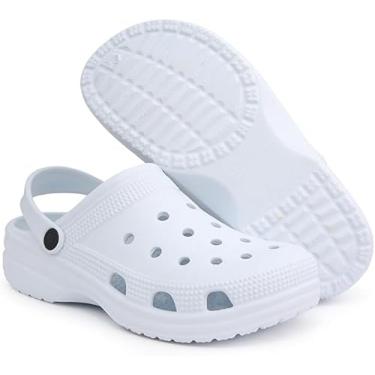 Imagem de Sandália Chinelo Babuche Conforto Ajustável Super Leve Feminino e Masculino (Branco, BR, Adulto, Numérico, 42)