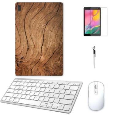 Imagem de Adesivo Galaxy Tab S8 Sm-X7068 Madeira /Tecl/Mou/Can/Pel - Skin Zabom