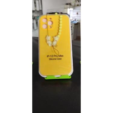 Imagem de Capinha iphone 12 pro max cor amarela