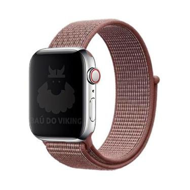 Imagem de Pulseira Nylon Loop compatível com Apple Watch - Baú do Viking, Lavand