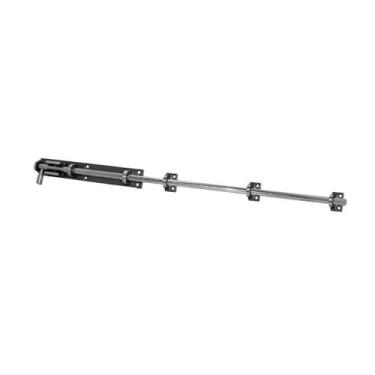Imagem de Trinco Fecho Ferrolho Porta E Janela Preto 50cm  - UNIÃO MUNDIAL