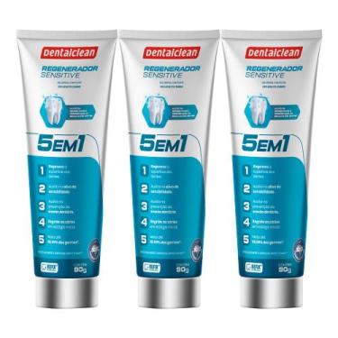 Imagem de Kit 3 Pasta de Dente Gel 90g Regenerador Sensitive Cárie Sensíveis Cre