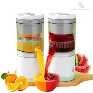 Imagem de Espremedor Elétrico Recarregavel Frutas Suco Limão Laranja - Bc Bora C