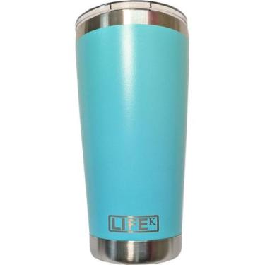 Imagem de Copo Caneca Térmica Em Aço Inox Com Tampa Para Cerveja Sucos - LifeK