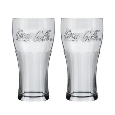 Imagem de Kit 2 Copos Coca Cola Transparente 470ml Nadir - NADIR FIGUEIREDO, COP