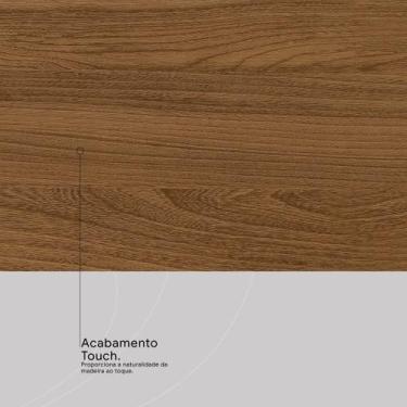Imagem de Tampo para Balcão 120cm Amêndola Touch - Demóbile - Demobile, Marrom C