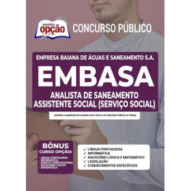 Imagem de Apostila EMBASA - Analista de Saneamento - Assistente Social (Serviço 
