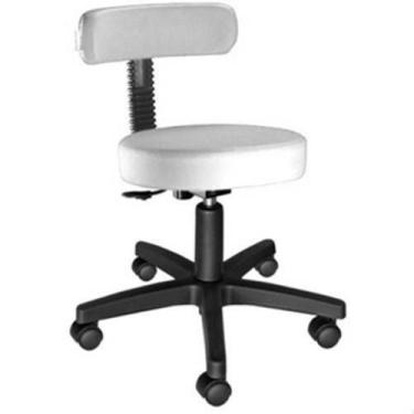 Imagem de Cadeira Mocho Secretária  Giratória Slim / RB CADEIRAS, Branco