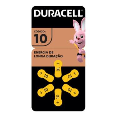 Imagem de Pilha Duracell Auditiva 10 com 6 unidades