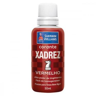 Imagem de Corante Xadrez 50Ml Vermelho ./ Kit Com 12 Unidades - NOVACOR