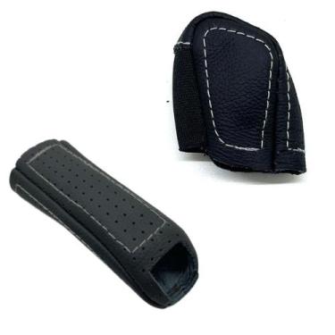 Imagem de Capas couro manopla câmbio e freio de mão Vectra Manual 1996 a 2005 - 