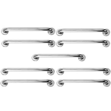 Imagem de Barra Alça Apoio 50cm Barra Suporte Anti Queda Kit 9 Uni Gestante Idos