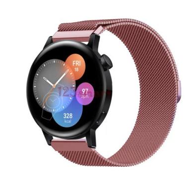 Imagem de Pulseira de Aço Milanese para GT3 42mm GT3 46mm - 123Smart, Pink rose,