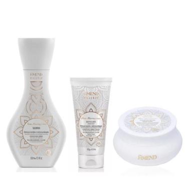 Imagem de Kit Amend Marroquinos Shampoo Mascara E Leave-In
