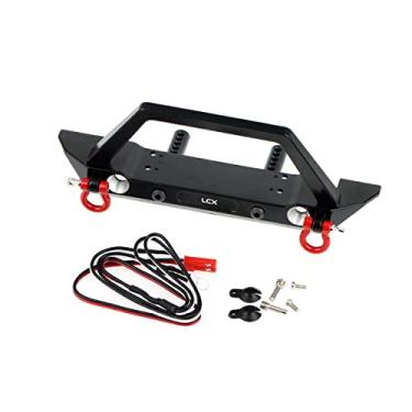 Imagem de LCX Racing 1/10th RC Crawler Car Metal Front Bumper for TRX4 Axial SCX10 II 90046 SCX10 D90, Upgrades Parts Accessories