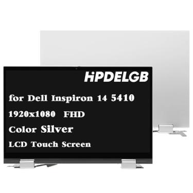 Imagem de HPDELGB Substituição para Dell Inspiron 14 5410 2 em 1 Tela LCD Touch Screen Digitalizador Assembléia Prata FHD 1920x1080 35.6 cm
